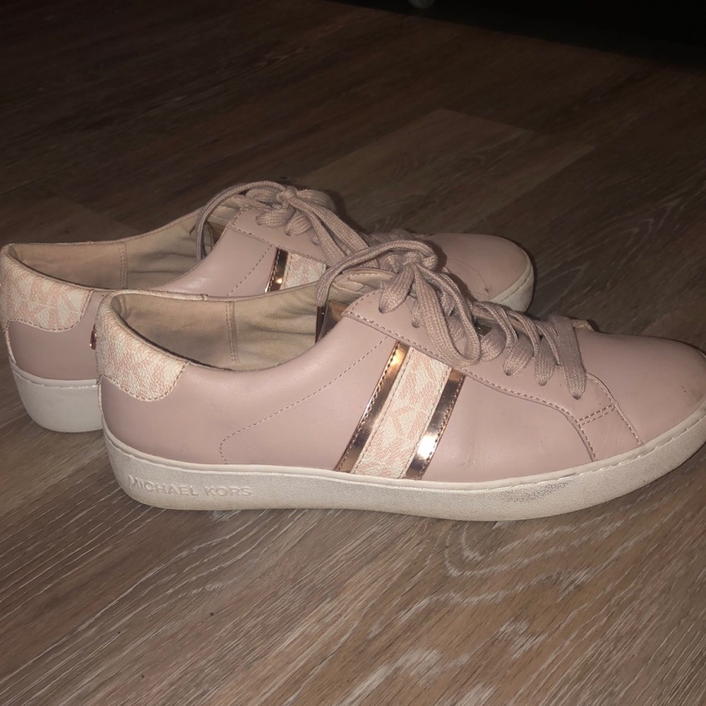Michael Kors pink sneakers